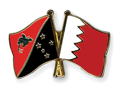 Fahnen Pins Papua-Neuguinea Bahrain