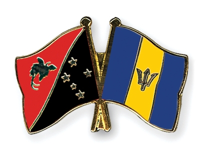 Fahnen Pins Papua-Neuguinea Barbados