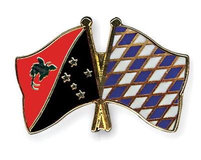 Fahnen Pins Papua-Neuguinea Bayern