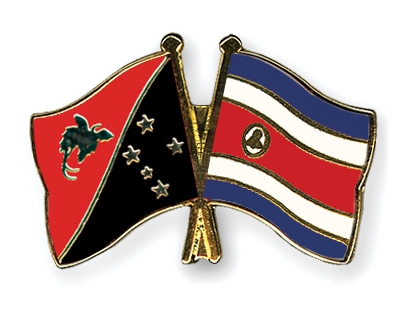 Fahnen Pins Papua-Neuguinea Costa-Rica