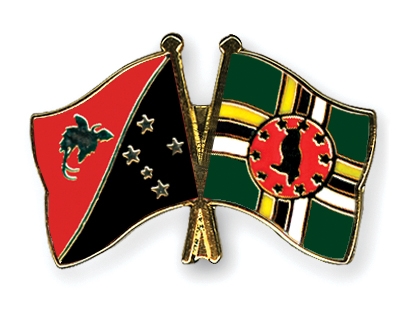 Fahnen Pins Papua-Neuguinea Dominica