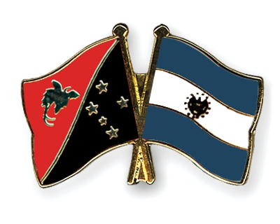 Fahnen Pins Papua-Neuguinea El-Salvador