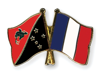 Fahnen Pins Papua-Neuguinea Frankreich