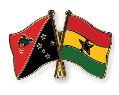 Fahnen Pins Papua-Neuguinea Ghana