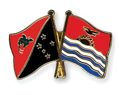 Fahnen Pins Papua-Neuguinea Kiribati