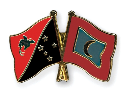 Fahnen Pins Papua-Neuguinea Malediven