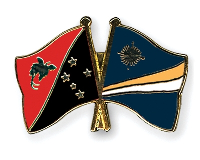 Fahnen Pins Papua-Neuguinea Marshallinseln