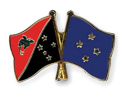 Fahnen Pins Papua-Neuguinea Mikronesien