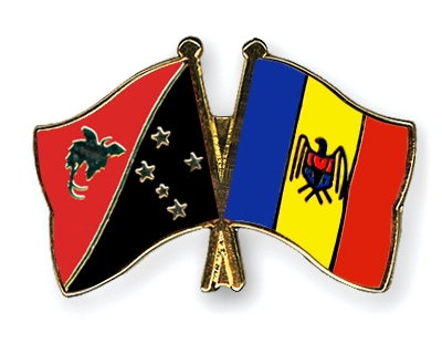 Fahnen Pins Papua-Neuguinea Moldau