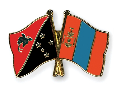 Fahnen Pins Papua-Neuguinea Mongolei