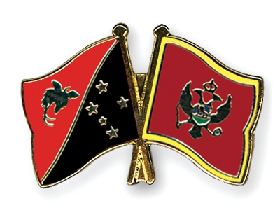 Fahnen Pins Papua-Neuguinea Montenegro