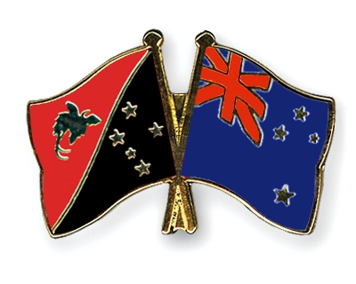 Fahnen Pins Papua-Neuguinea Neuseeland