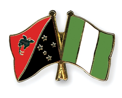 Fahnen Pins Papua-Neuguinea Nigeria