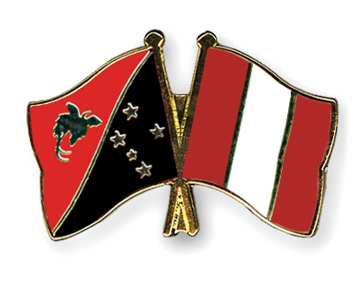 Fahnen Pins Papua-Neuguinea Peru