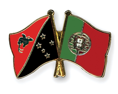 Fahnen Pins Papua-Neuguinea Portugal