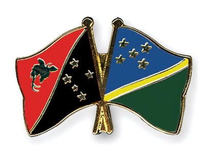 Fahnen Pins Papua-Neuguinea Salomonen