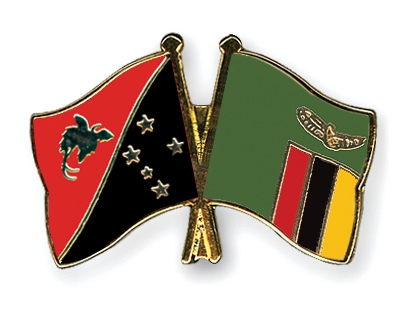 Fahnen Pins Papua-Neuguinea Sambia