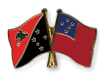 Fahnen Pins Papua-Neuguinea Samoa