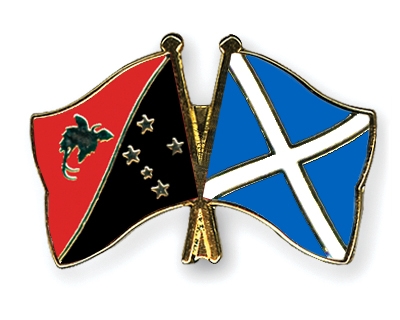 Fahnen Pins Papua-Neuguinea Schottland