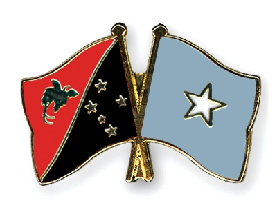 Fahnen Pins Papua-Neuguinea Somalia