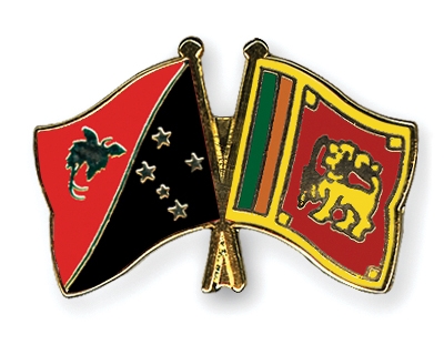 Fahnen Pins Papua-Neuguinea Sri-Lanka