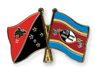 Fahnen Pins Papua-Neuguinea Swasiland