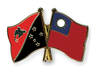 Fahnen Pins Papua-Neuguinea Taiwan