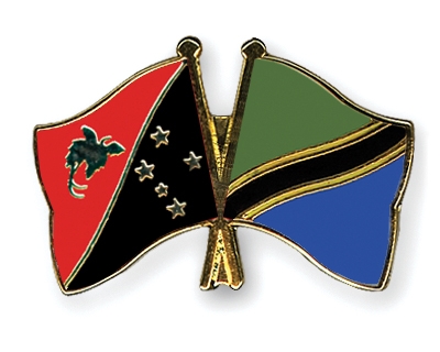 Fahnen Pins Papua-Neuguinea Tansania