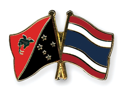 Fahnen Pins Papua-Neuguinea Thailand