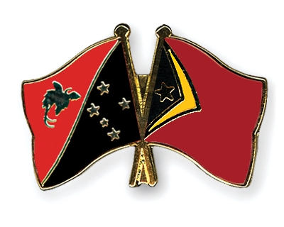 Fahnen Pins Papua-Neuguinea Timor-Leste