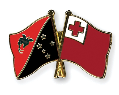 Fahnen Pins Papua-Neuguinea Tonga