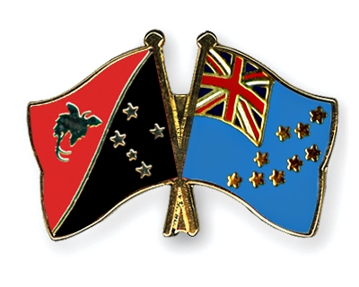 Fahnen Pins Papua-Neuguinea Tuvalu