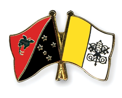 Fahnen Pins Papua-Neuguinea Vatikanstadt