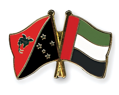 Fahnen Pins Papua-Neuguinea Ver-Arab-Emirate