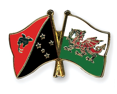 Fahnen Pins Papua-Neuguinea Wales