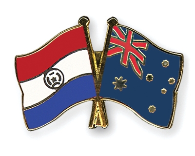 Fahnen Pins Paraguay Australien