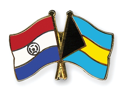 Fahnen Pins Paraguay Bahamas