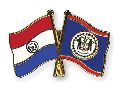 Fahnen Pins Paraguay Belize