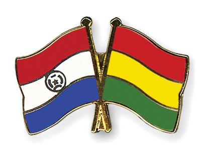 Fahnen Pins Paraguay Bolivien