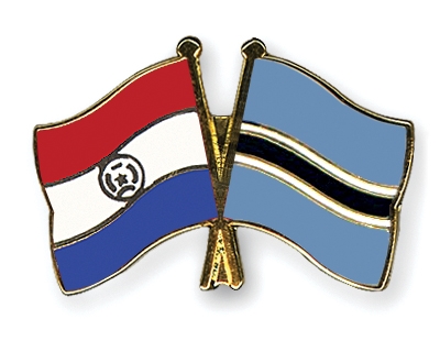 Fahnen Pins Paraguay Botsuana