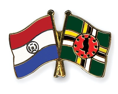 Fahnen Pins Paraguay Dominica