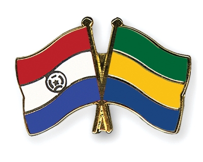 Fahnen Pins Paraguay Gabun