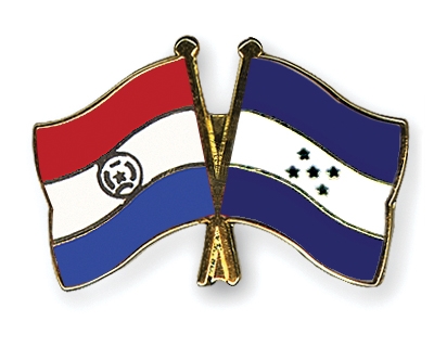 Fahnen Pins Paraguay Honduras