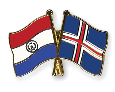 Fahnen Pins Paraguay Island