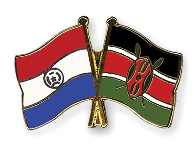 Fahnen Pins Paraguay Kenia