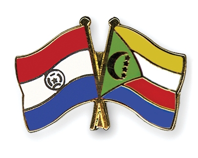 Fahnen Pins Paraguay Komoren