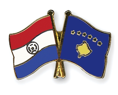 Fahnen Pins Paraguay Kosovo