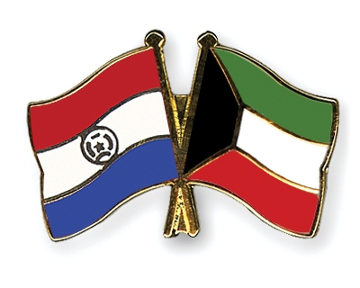 Fahnen Pins Paraguay Kuwait