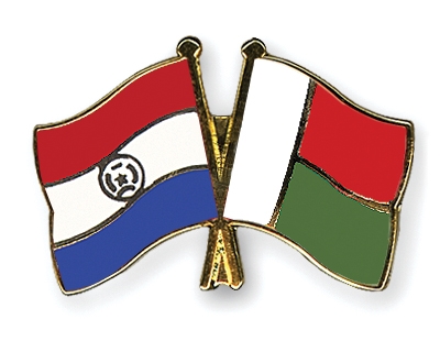 Fahnen Pins Paraguay Madagaskar