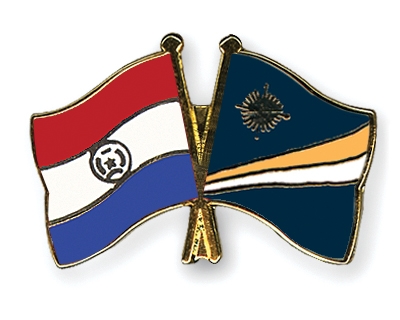 Fahnen Pins Paraguay Marshallinseln